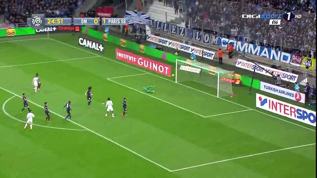Remy Cabella Goal HD - Marseille 1-1 PSG - 07-02-2016