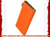 fitBAG Beat Naranja - Funda a medida Exterior de piel con forro interno de microfibra para