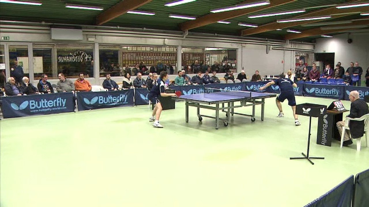 Tennis de table Superdivision TT Vedrinamur – Hoboken (04/02/2016)