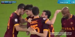 2-0 Diego Perotti Goal - AS Roma v. Sampdoria 07.02.2016 HD -