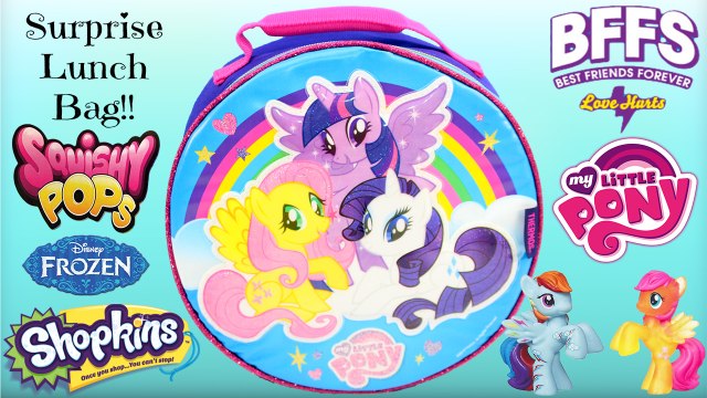 My Little Pony Lunch Box Surprise - Shopkins, BFFS, Squishy Pops, Frozen  Chocolate Egg - video Dailymotion