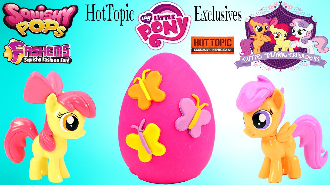 My Little Pony - Scootaloo and Apple Bloom Hot Topic Exclusive - Play Doh Surprise Egg