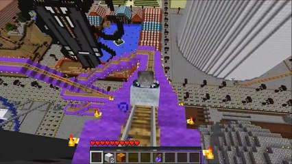Minecraft  Notch Land - GIANT ENDERMAN RIDE [2]