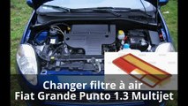Tuto - Remplacer filtre à air - Fiat grande punto 1.3 Multijet