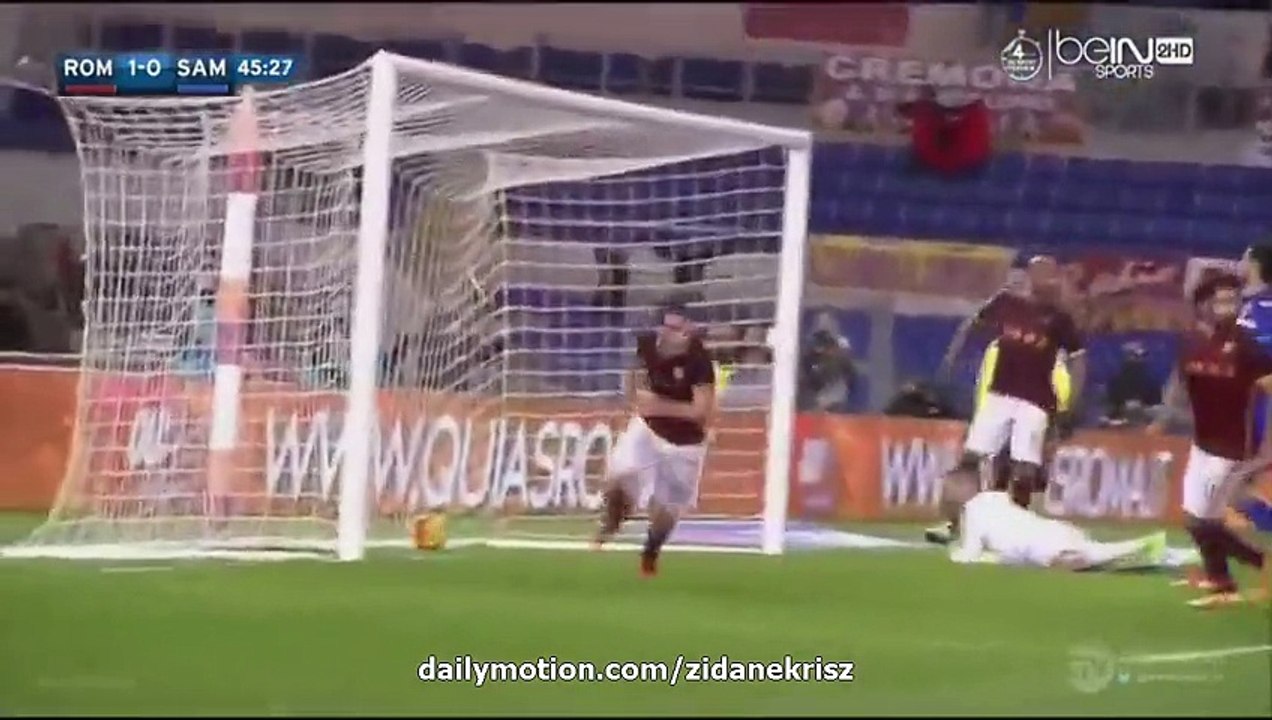 AS Roma 2-1 Sampdoria HD - All Goals & Full Highlights 07.02.2016 HD