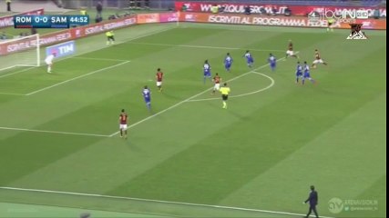 اهداف مباراة روما وسامبدوريا من الاسبوع 24 الدوري الايطالي 7-2-2016