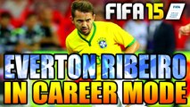 EVERTON RIBEIRO NOW IN FIFA 15 CAREER MODE! NEW BRAZILIAN 5 STAR SKILLER (6/19/15)