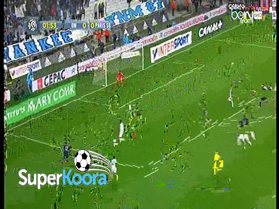 اهداف مباراة ( مارسيليا 1-2 باريس سان جيرمان ) الدورى الفرنسي