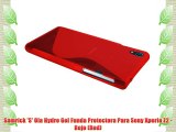 Samrick 'S' Ola Hydro Gel Funda Protectora Para Sony Xperia Z2 - Rojo (Red)