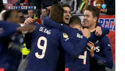 (de Jong L.) Arias S. Goal - Utrecht 0-1 PSV 07.02.2016 HD