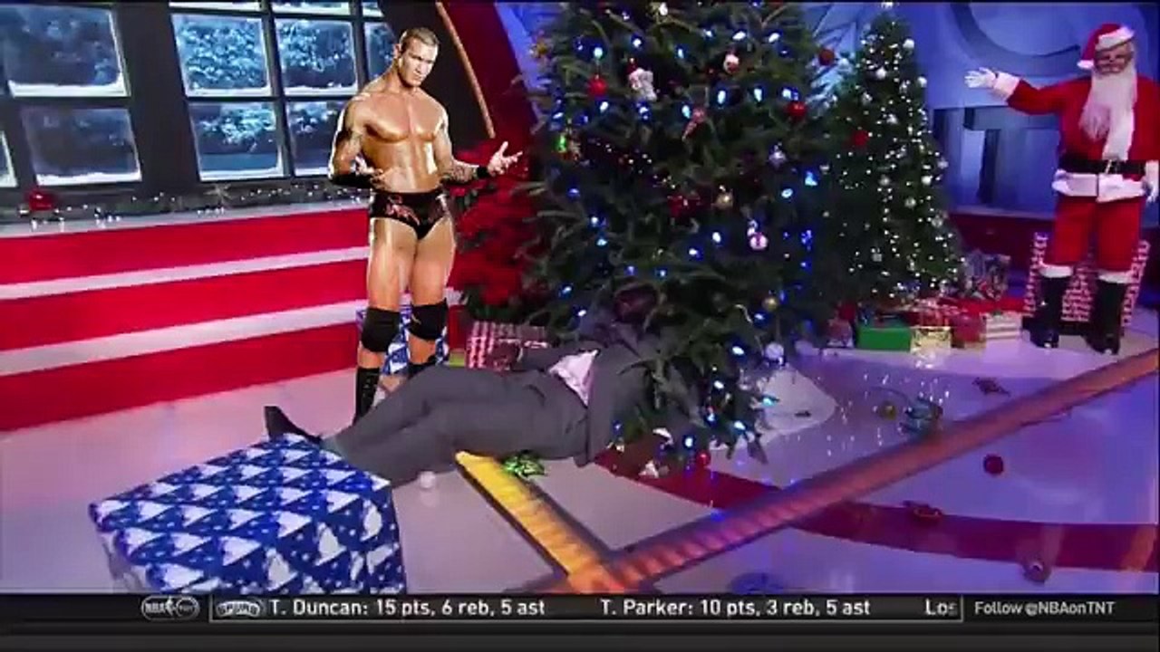 3 Brutal Randy Orton RKO's On Shaquille O'Neal - YouTube