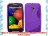 Samrick 'S' Ola Hydro Gel Funda Protectora Para Motorola Moto E - Morado (Purple)