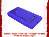 SAMRICK - Huawei Ascend Y300 - 'S' Ola Hydro Gel Funda Protectora - Morado (Purple)
