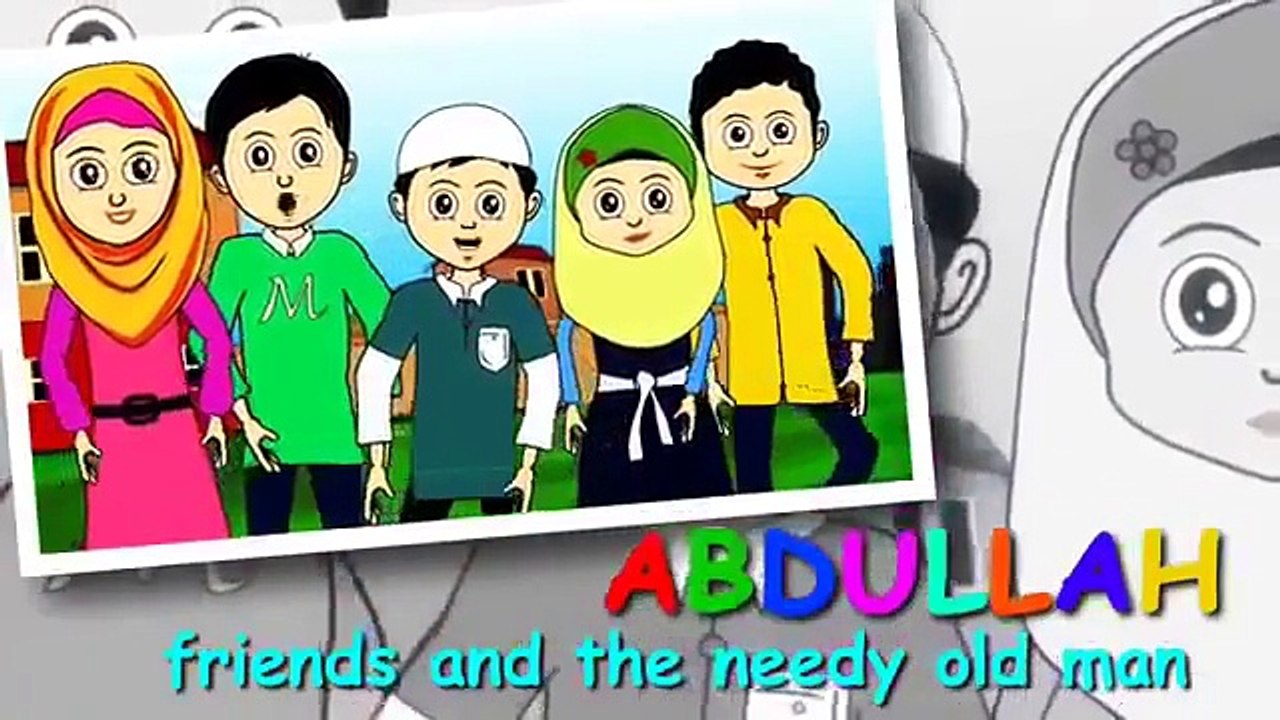 Helping the Needy Old man- ENGLISH version - Muslims Islamic Cartoon for children