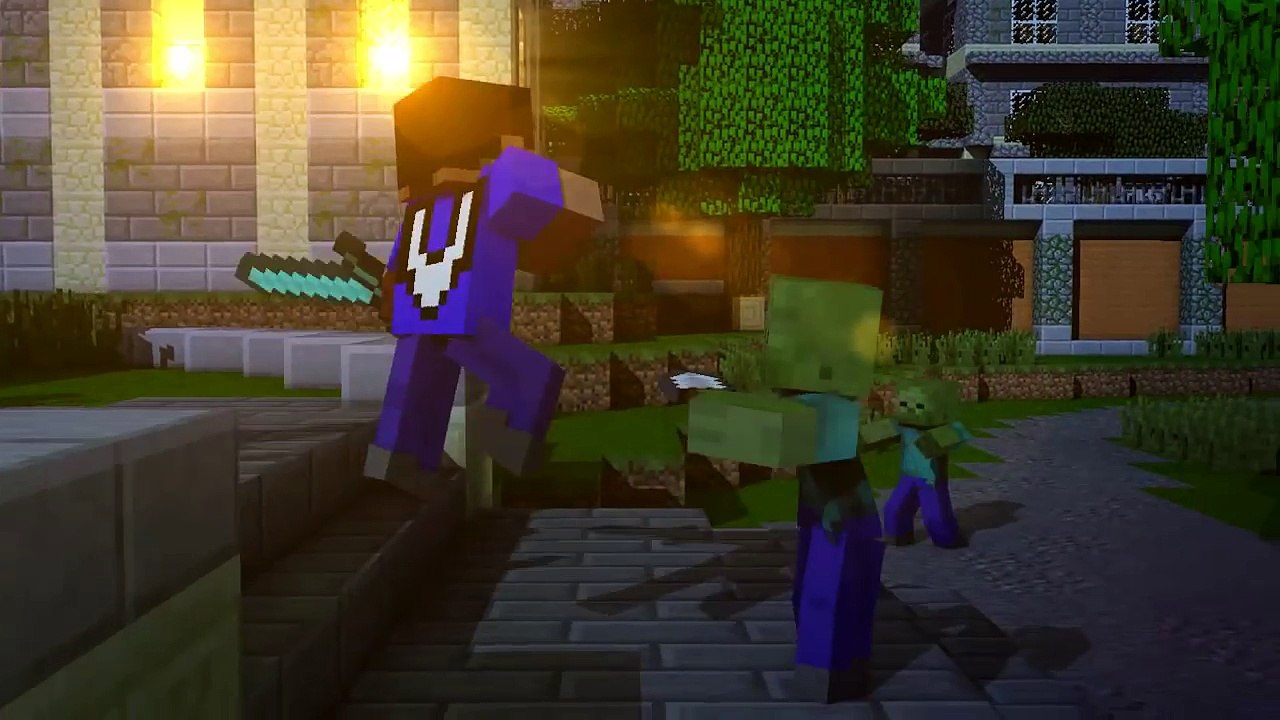 Minecraft Song ♪  Talking Zombies  a Minecraft Song Parody (Minecraft Animation)