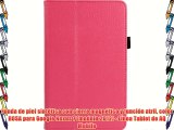 Funda de piel sintética con cierre magnético y función atril color ROSA para Google Nexus 7