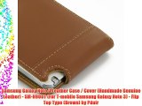 Samsung Galaxy Note 3 Leather Case / Cover (Handmade Genuine Leather) - SM-N900T (For T-mobile