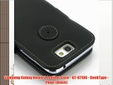 Samsung Galaxy NoteII 2 Leather Case - GT-N7100 - BookType - PDair (Black)