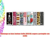 Funda Gel Flexible Asus Zenfone Selfie ZD551KL BeCool Bigotes Lápiz [  1 Protector Cristal