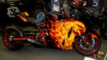 Eerste Rotterdamse motormarkt - Hall6 - Rockband "Gazoline" - Spijkenisse 2016