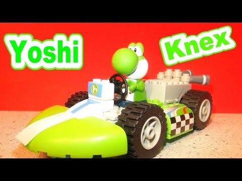 Mario Kart Yoshi and Standard Cart Building Set by Knex by Top YouTube Channel for Kids PCTFF