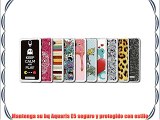 Funda Gel Flexible bq Aquaris E5 BeCool Arte Japonés La gran ola [  1 Protector Cristal Vidrio