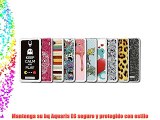 Funda Gel Flexible bq Aquaris E6 BeCool Sweet Donut [  1 Protector Cristal Vidrio Templado