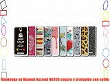 Funda Gel Flexible Huawei Ascend G620S BeCool Flowers Collection Vintage White [  1 Protector