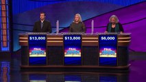 Unusual Jeopardy! 3 way loss (1/18/16)