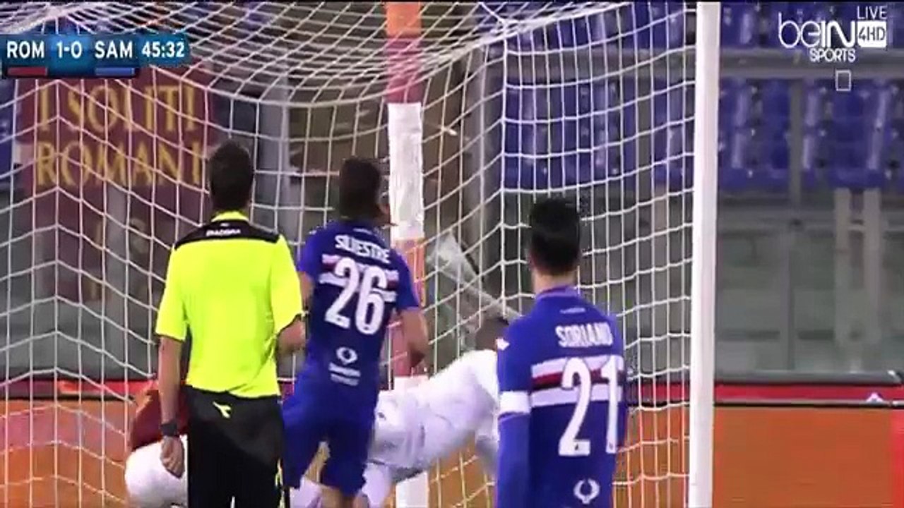 اهداف مباراة روما وسامبدوريا 2-1 [2016-02-07] ا...