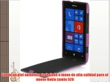StilGut UltraSlim funda exclusíva en piel auténtica para el Nokia Lumia 520 purpúra