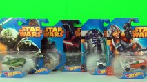 Hot Wheels DISNEY STAR WARS Character Cars Toys Full Playset Kids Toy Review & Slow Motion Fun