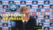 Laurent Blanc en conférence de presse d’après-match OM/PSG 2015-16