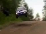 Rally Car Jumps And Flips Car Crash Videos