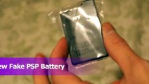 Unboxing Review New Fake Chinese Made Sony Playstation Portable PSP Battery 1000 2000 3000