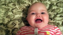 giggling baby, too cute