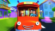 Wheels on the bus goes round and round | Nursery rhymes with lyrics for children | Kids so