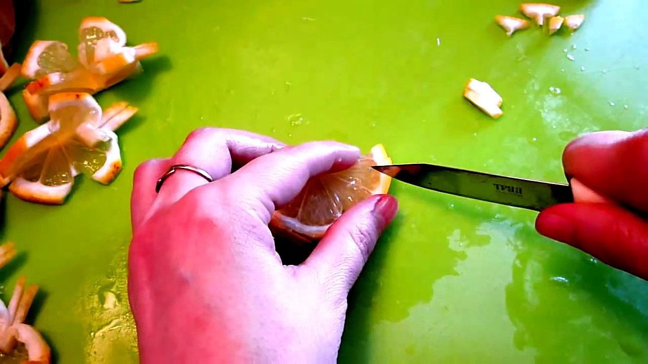 Бабочки из лимона! Butterflies of lemon! Украшения из лимона! Decoration of lemon