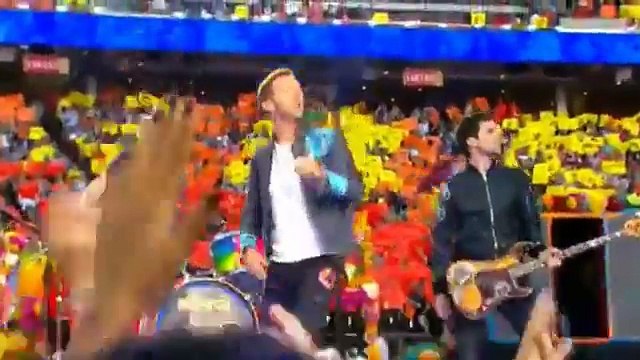 Coldplay, Beyonce and Bruno Mars SuperBowl 50 Half-Time Performance