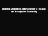 [PDF Download] Business Accounting: An Introduction to Financial and Management Accounting