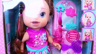 NEW Baby Alive Play N Style Christina Hair Styling CHALLENGE Toddler Doll Competition