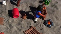 СТОП МОУШЕН Плеймобил ОСТРОВ РОБИНЗОНА STOP MOTION Playmobil ROBINSON Crusoes ISLAND 别动Playmobil