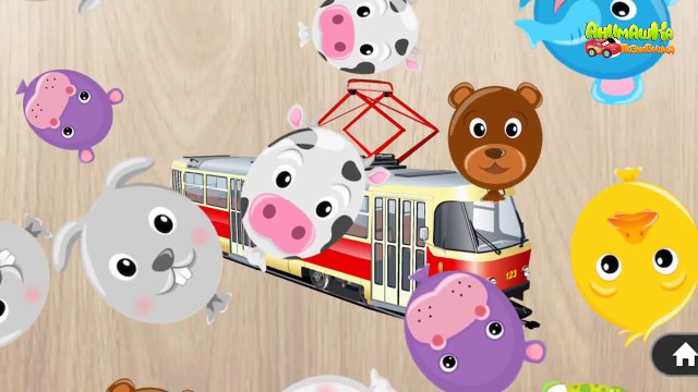 Машинки мультики. Полицейская машинка. Скорая помощь и другие машинки. Мультик пазл.