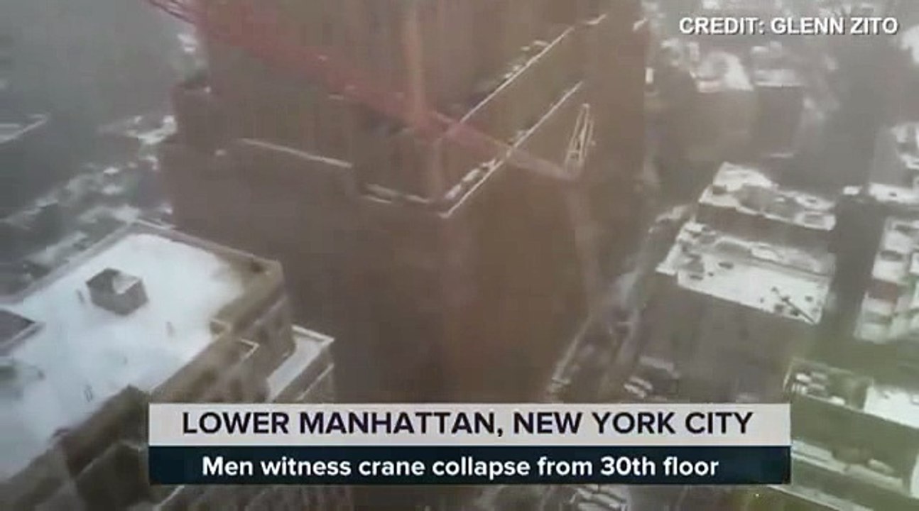 Un muerto y dos heridos deja caída de grúa en Manhattan