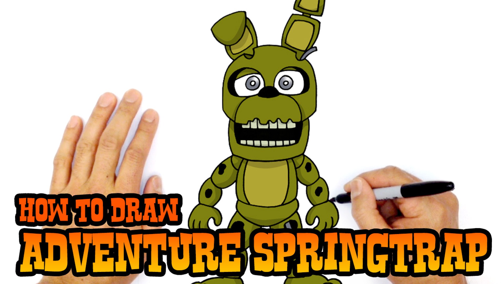 How to draw Chica jumpscare from Five Nights at Freddy's FNAF drawing  lesson