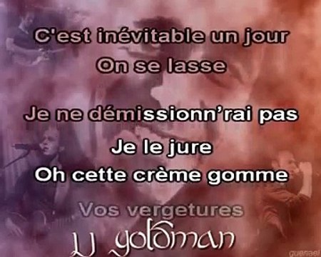 KARAOKE JEAN-JACQUES GOLDMAN - C'est pas vrai