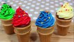 Ice Cream Swirl Cupcake Cone Recipe - Simple Recipes - Cooking for Children by HooplaKidz Recipes
