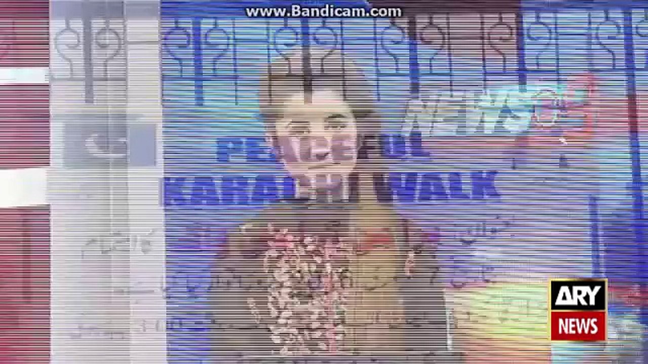 Karachi Rangers Peace Rally Report - Ary News Headlines 8 february 2016,