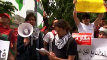 Filistinliler, İsrail'e vize uygulamayan Türkiye'nin Filistinlilerden vize istemesini protesto etti