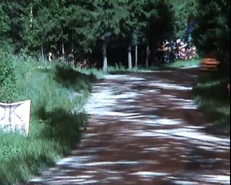 Авария на ралли. Lada Kalina